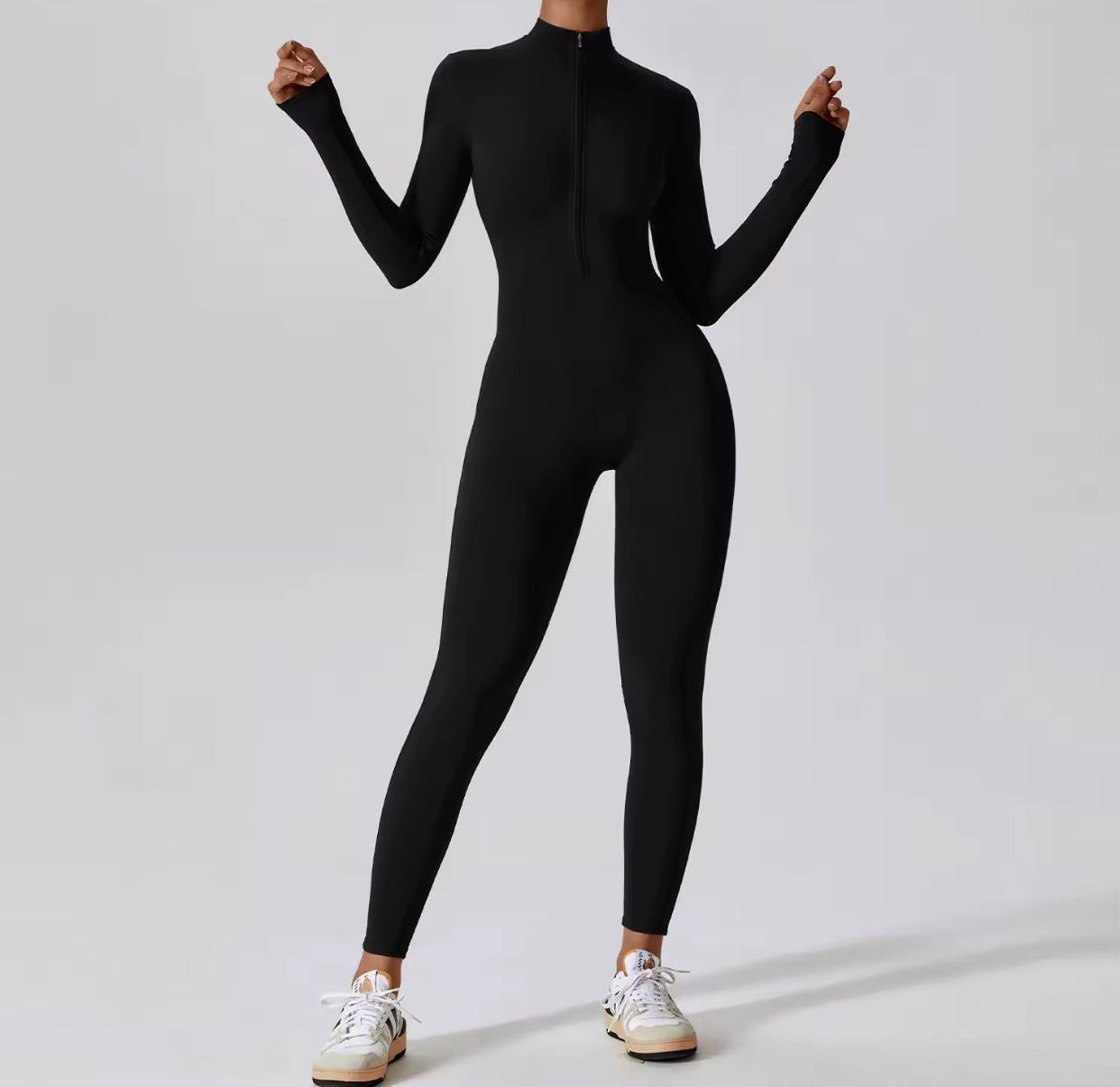 The PowerSculpt Zip Unitard