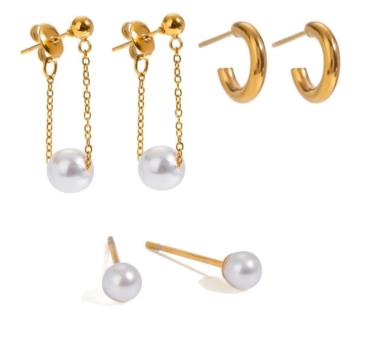 3 PIECE SET EARRINGS