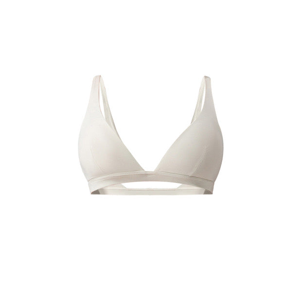 WHITE TRIANGLE BRALETTE