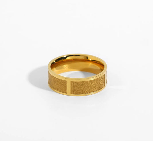 ADHIAMBO 18k gold coated ring