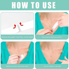 Invisible Fashion Tape – 36-Piece Double-Sided Body & Clothing Adhesive Strips