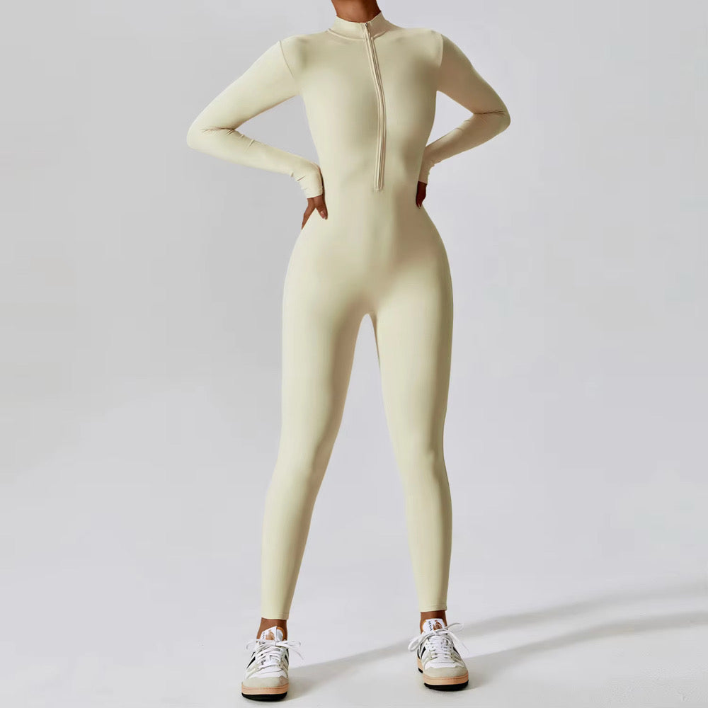 The PowerSculpt Zip Unitard