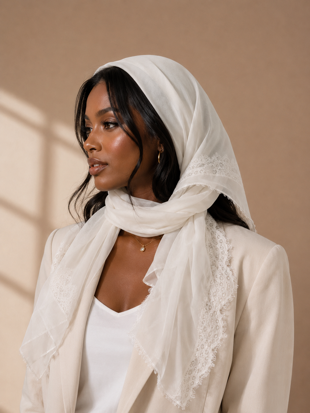 The Élan Lace Scarf