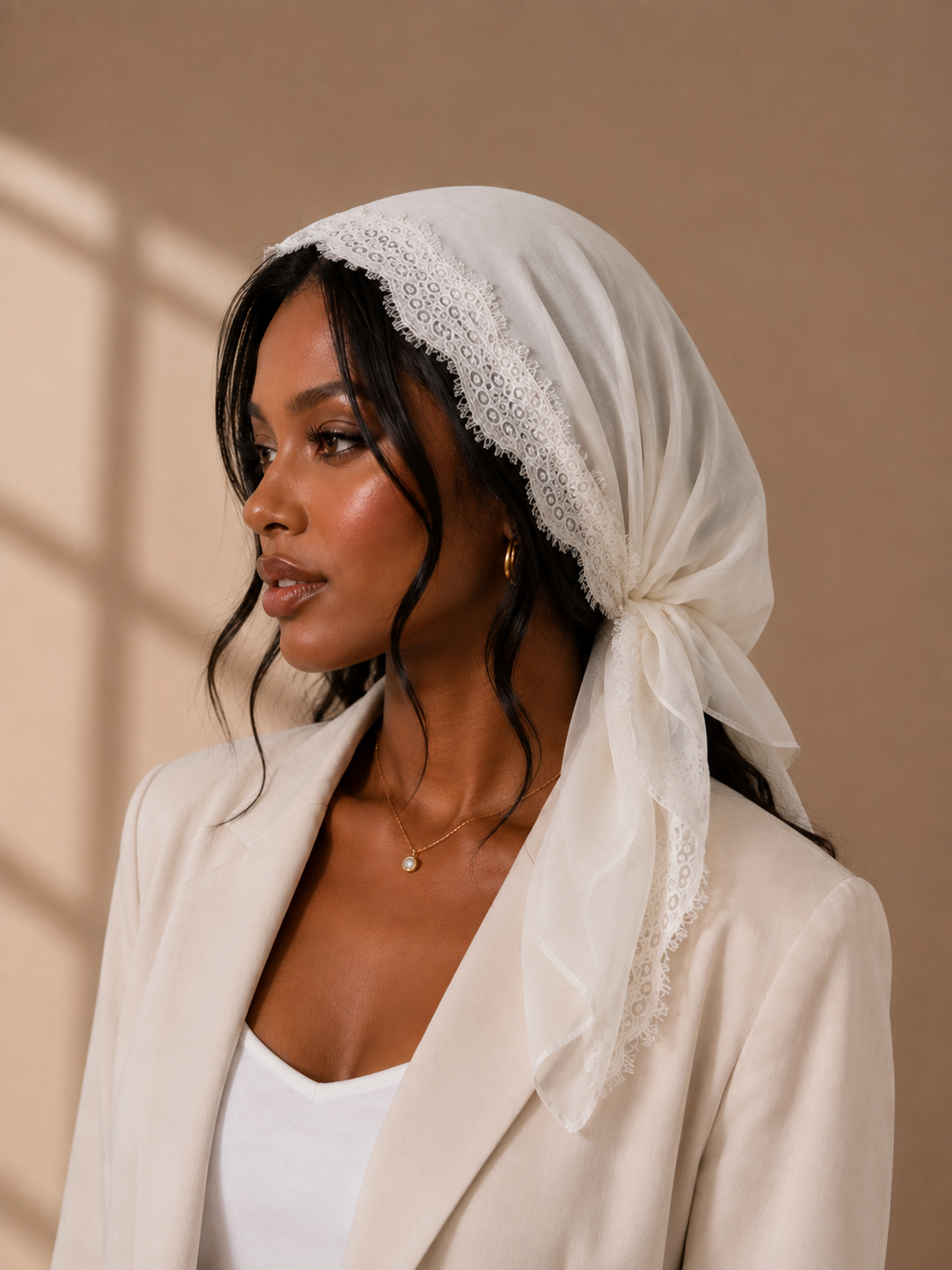 The Élan Lace Scarf