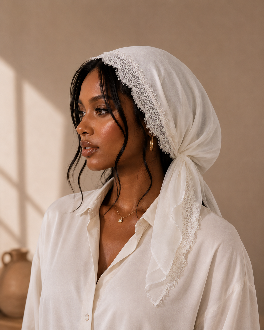 The Élan Lace Scarf