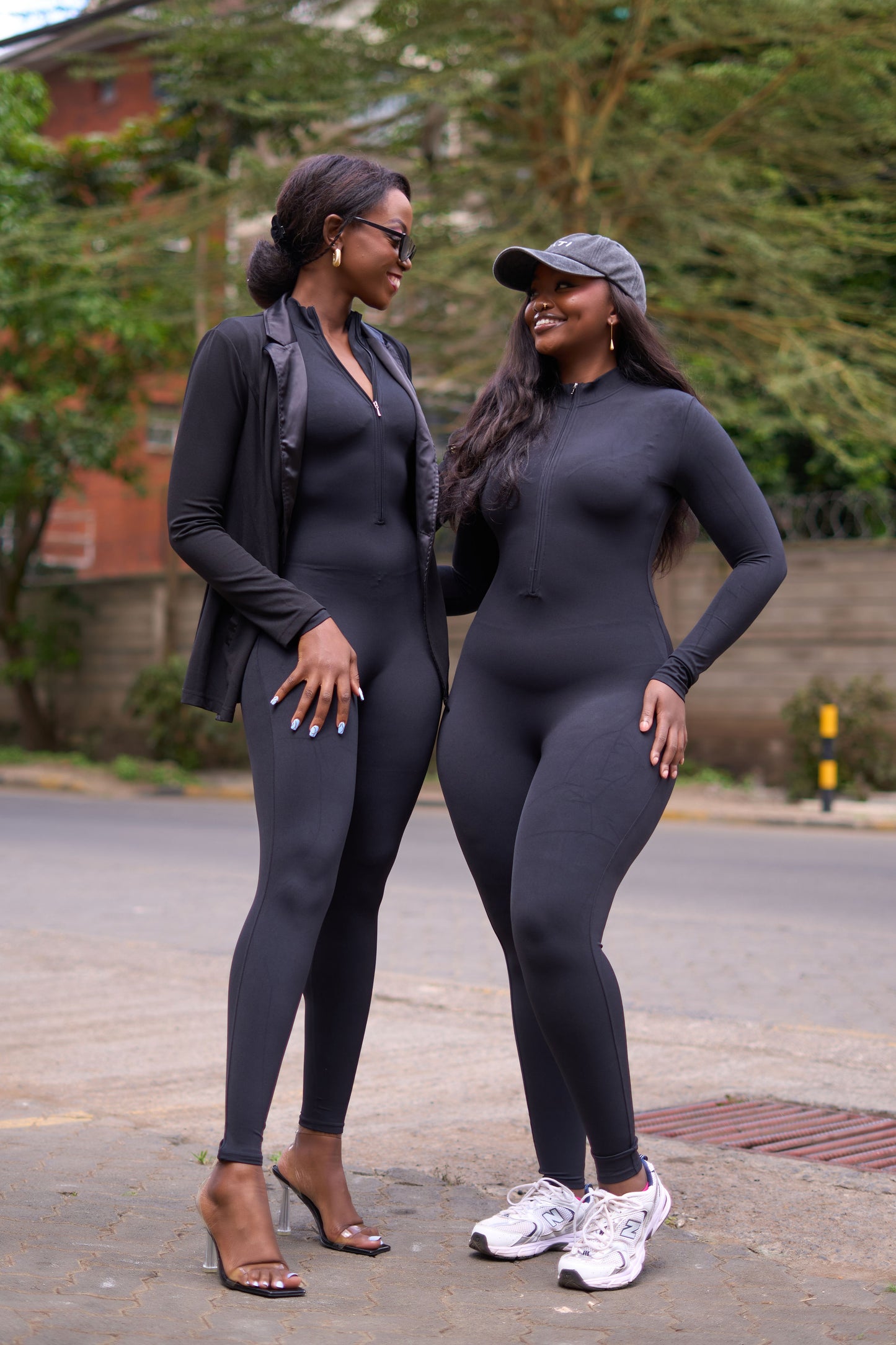 The PowerSculpt Zip Unitard