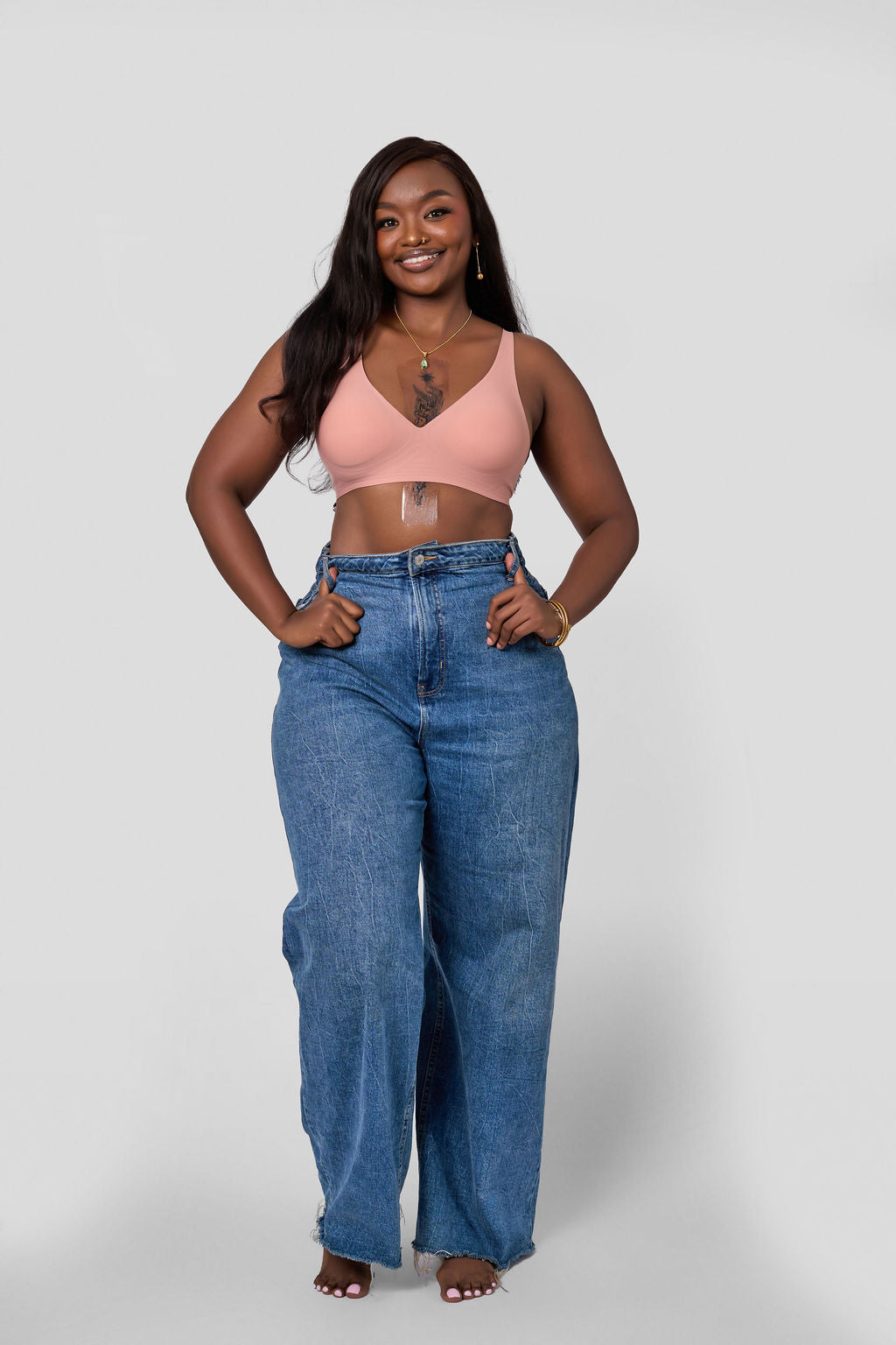 SEAMLESS WIRELESS PUSH UP BRA