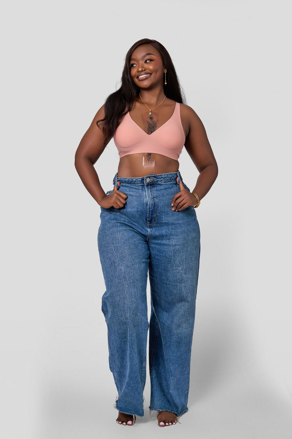 SEAMLESS WIRELESS PUSH UP BRA