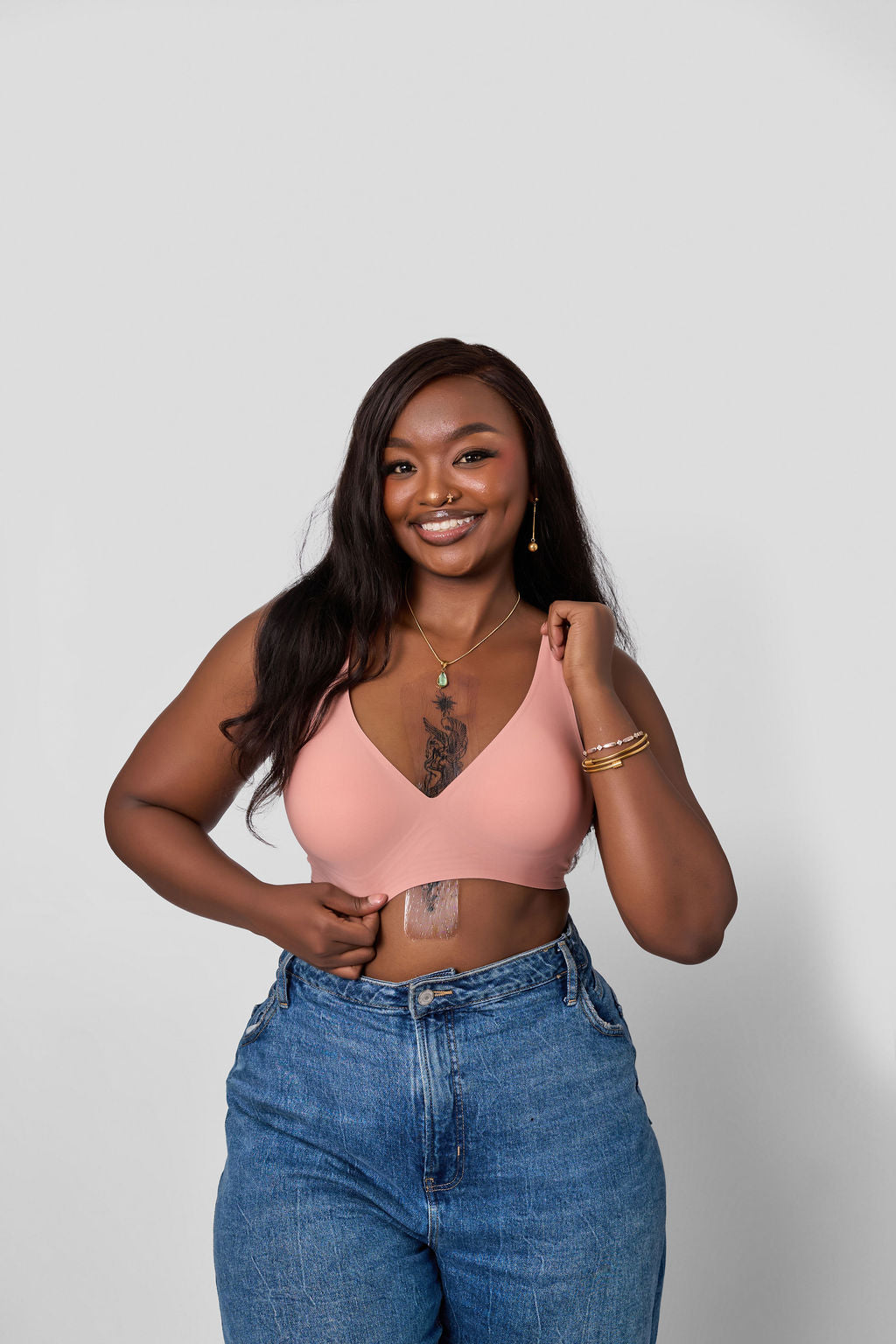 SEAMLESS WIRELESS PUSH UP BRA