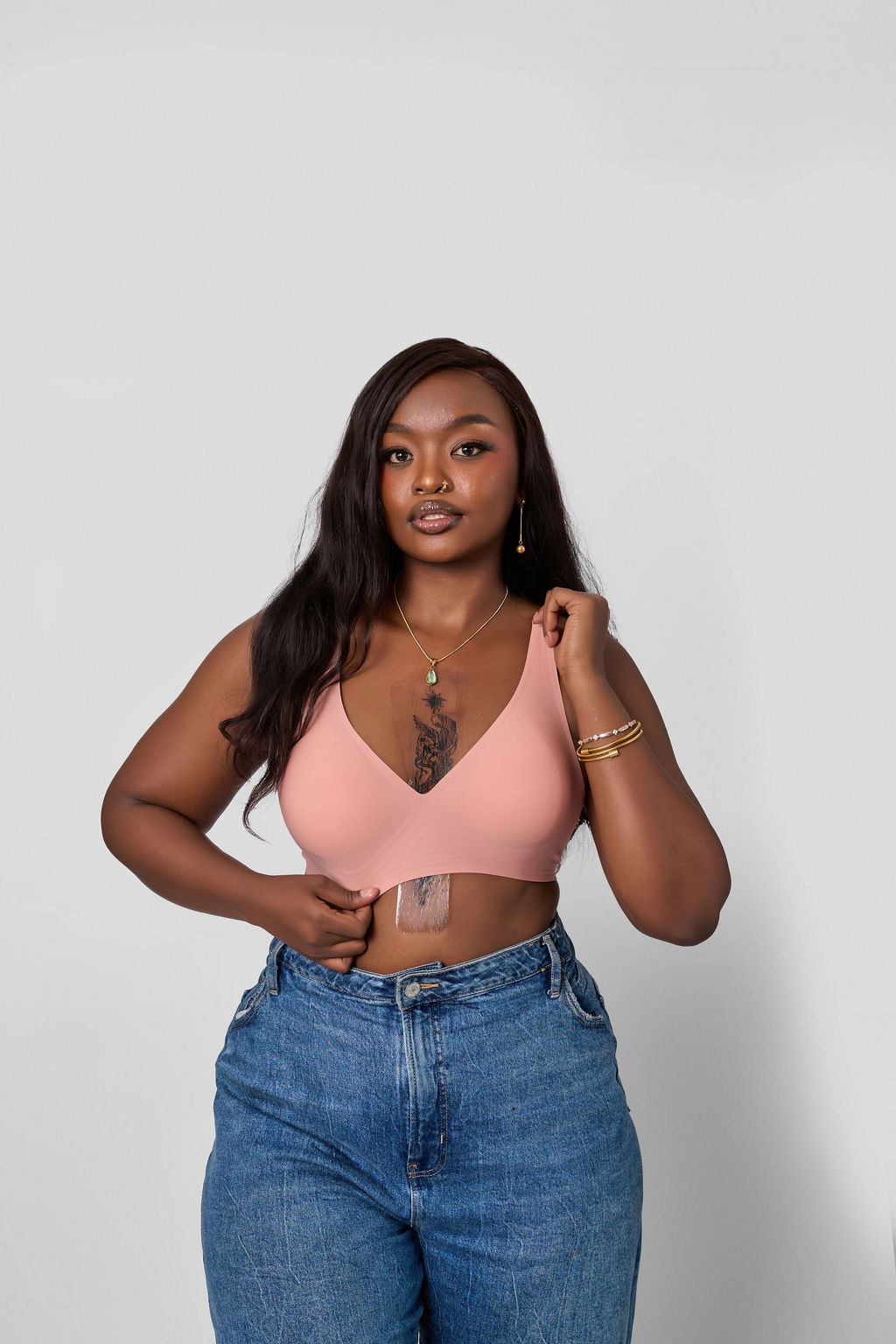 SEAMLESS WIRELESS PUSH UP BRA