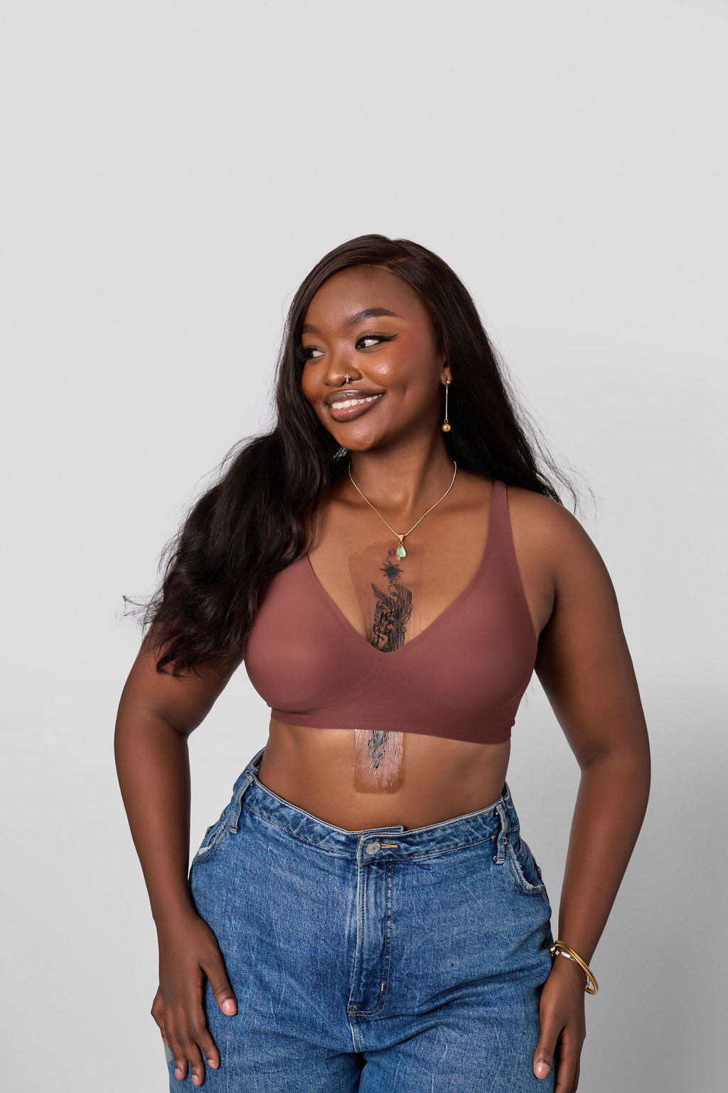 SEAMLESS WIRELESS PUSH UP BRA