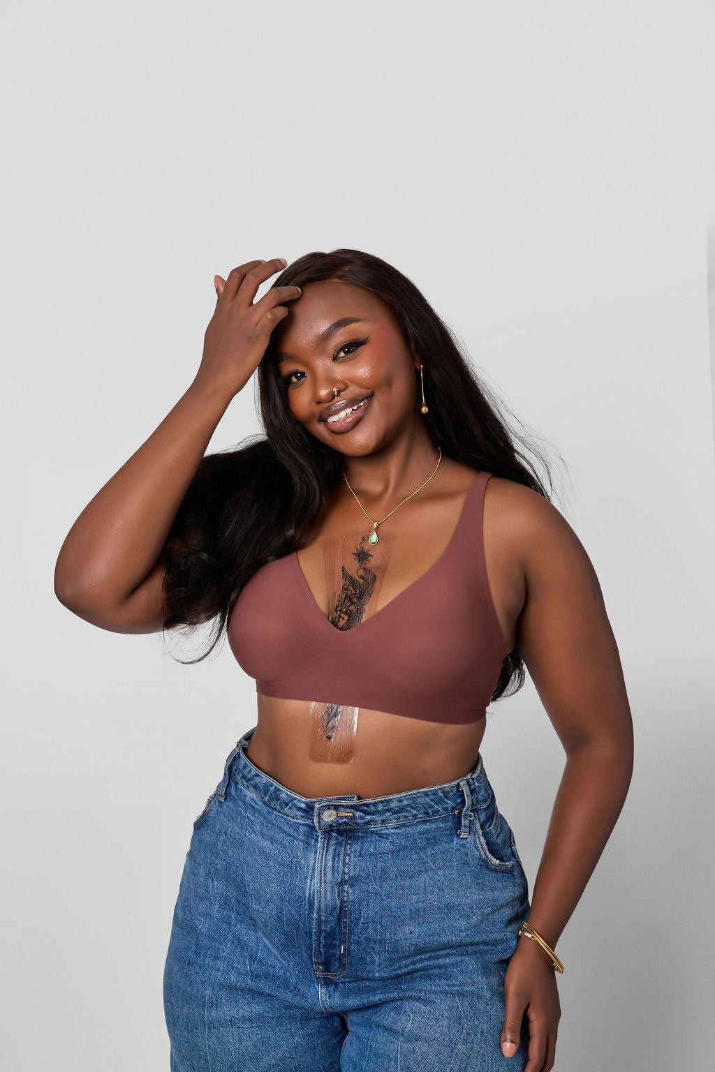 SEAMLESS WIRELESS PUSH UP BRA