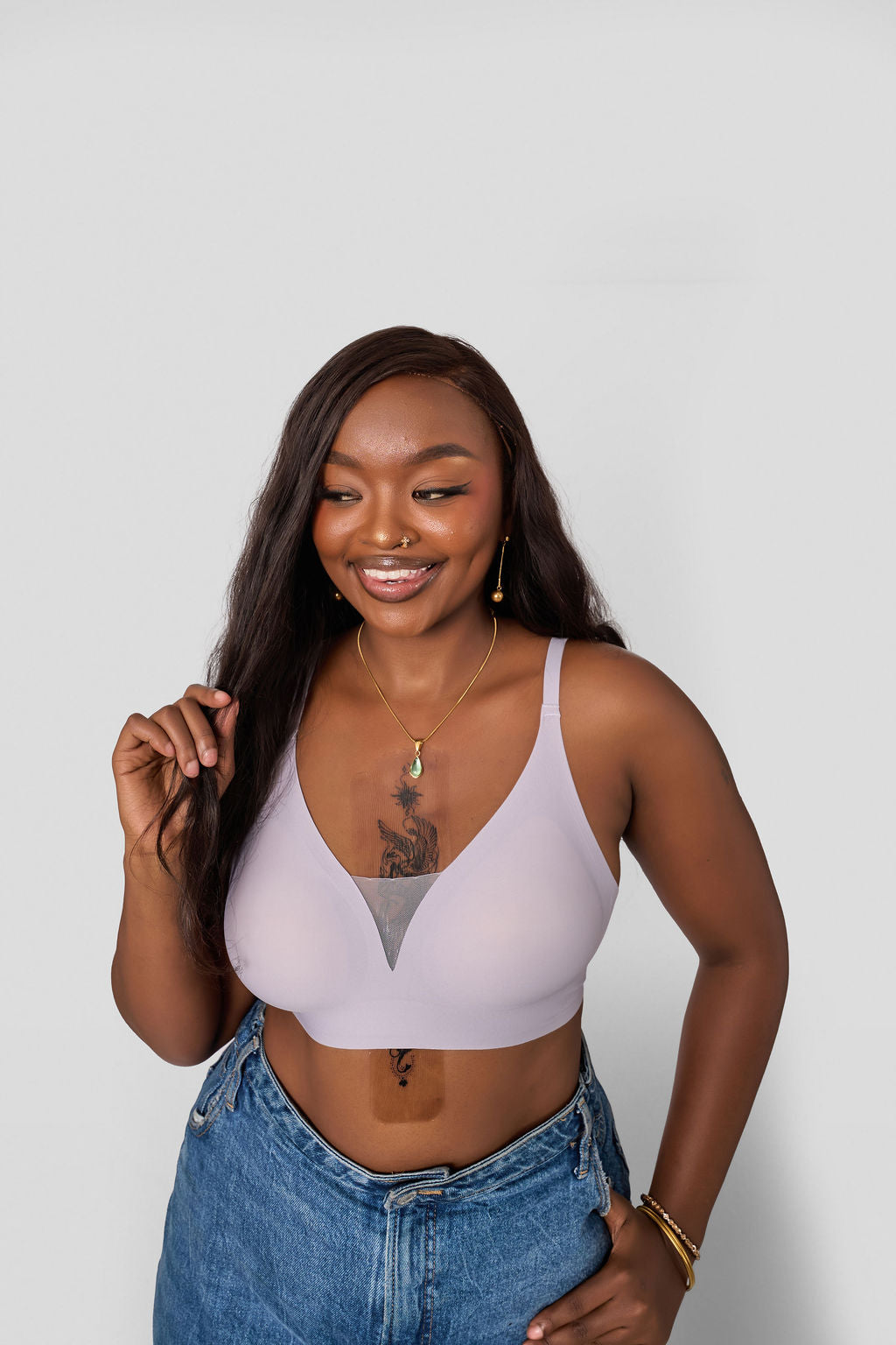 Vicky wireless push-up bra
