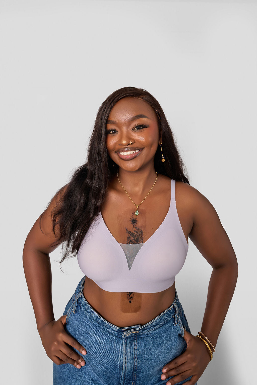 Vicky wireless push-up bra