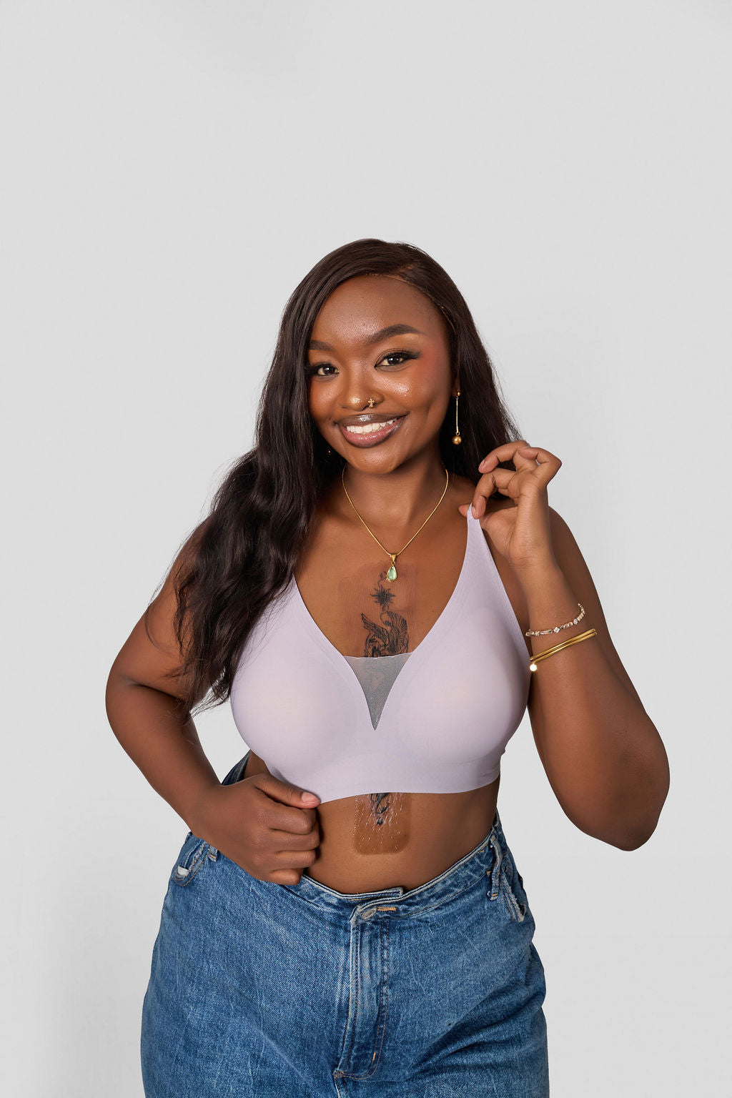 Vicky wireless push-up bra