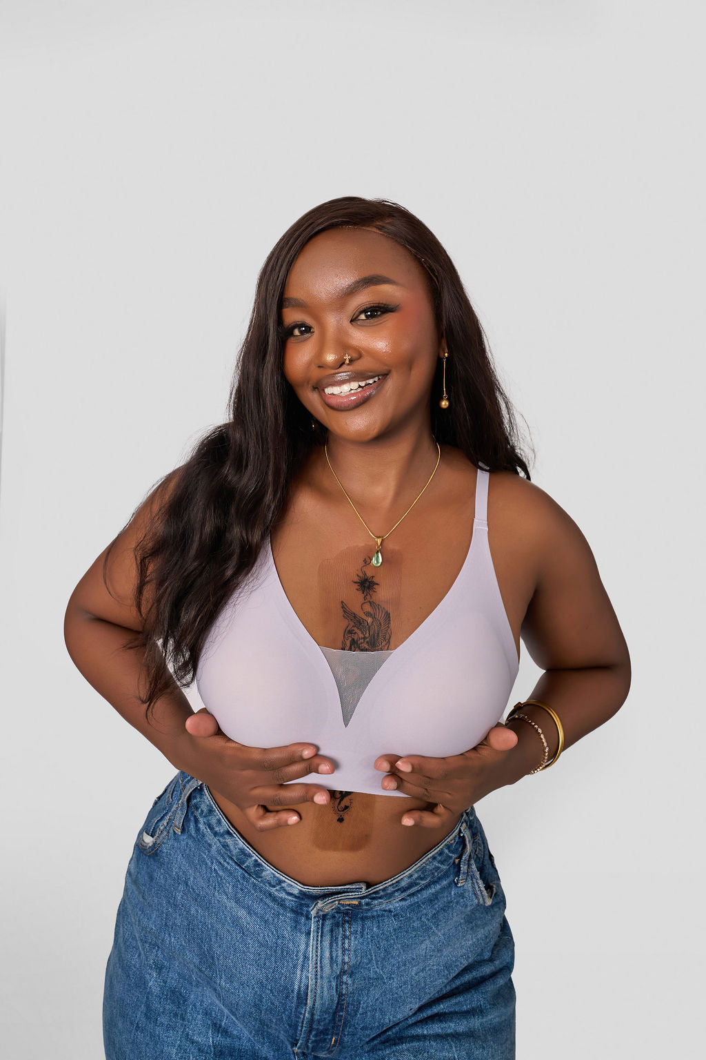 Vicky wireless push-up bra