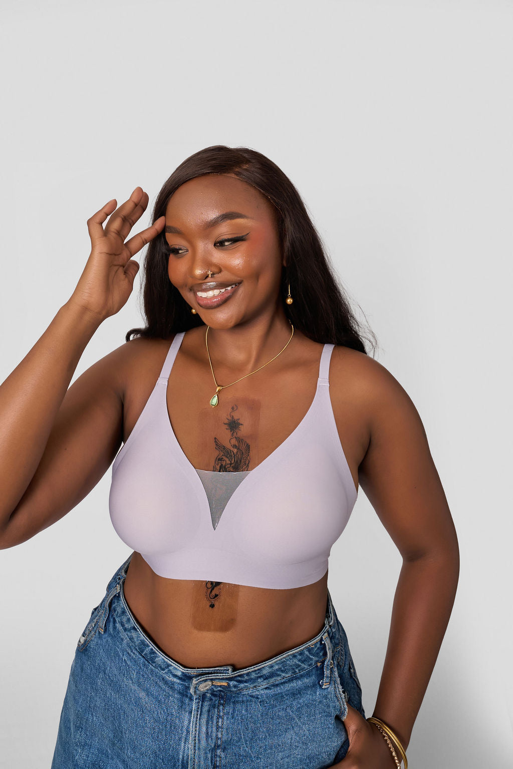 Vicky wireless push-up bra