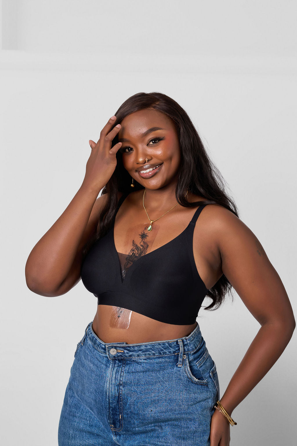 Vicky wireless push-up bra