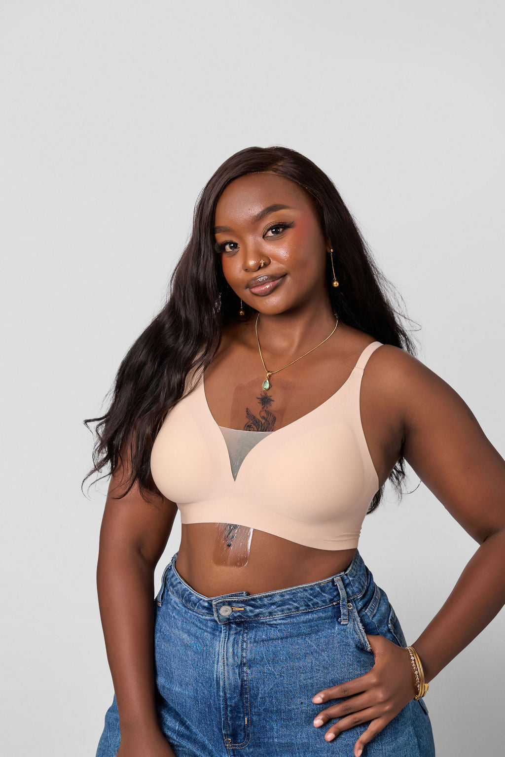 Vicky wireless push-up bra