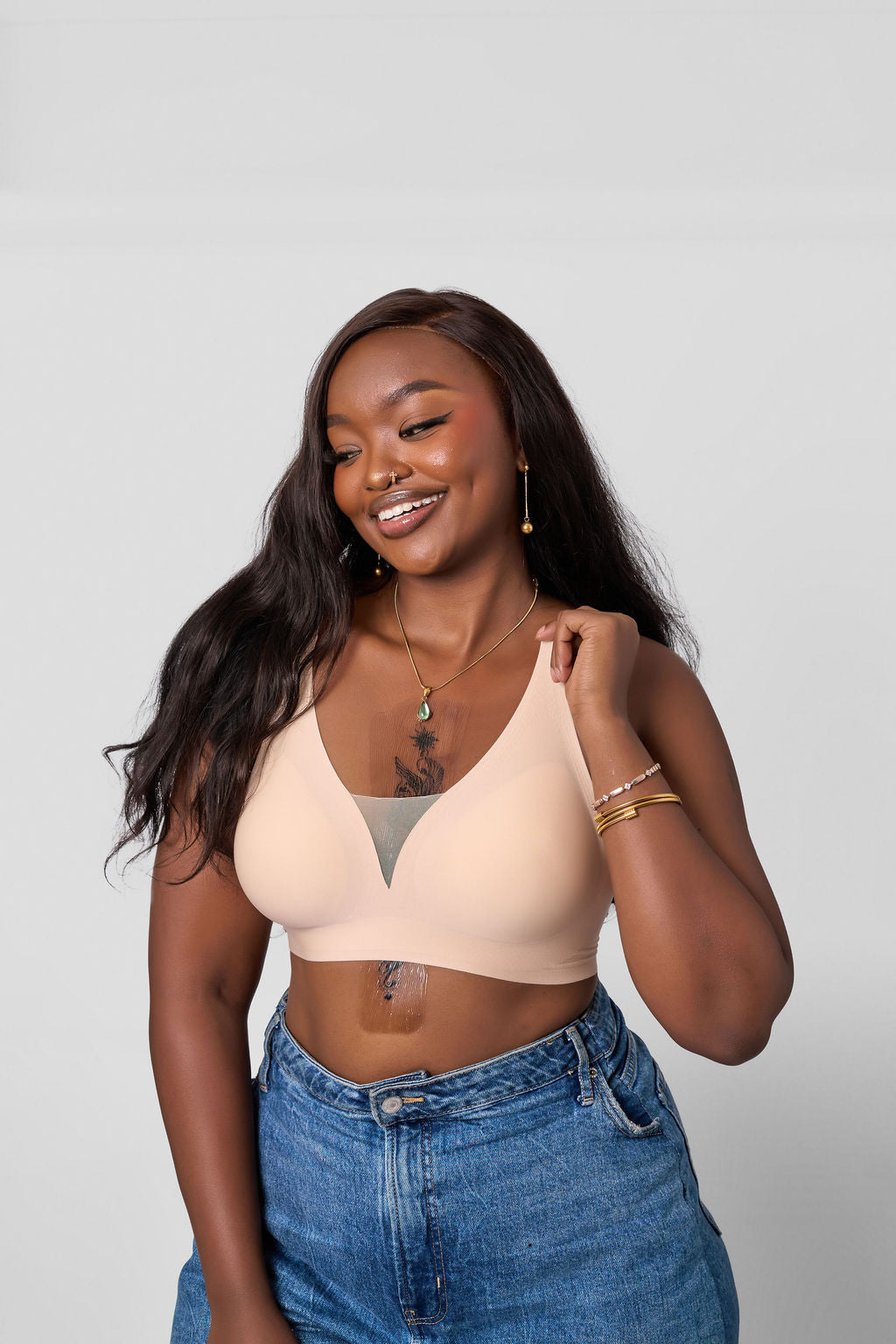 Vicky wireless push-up bra