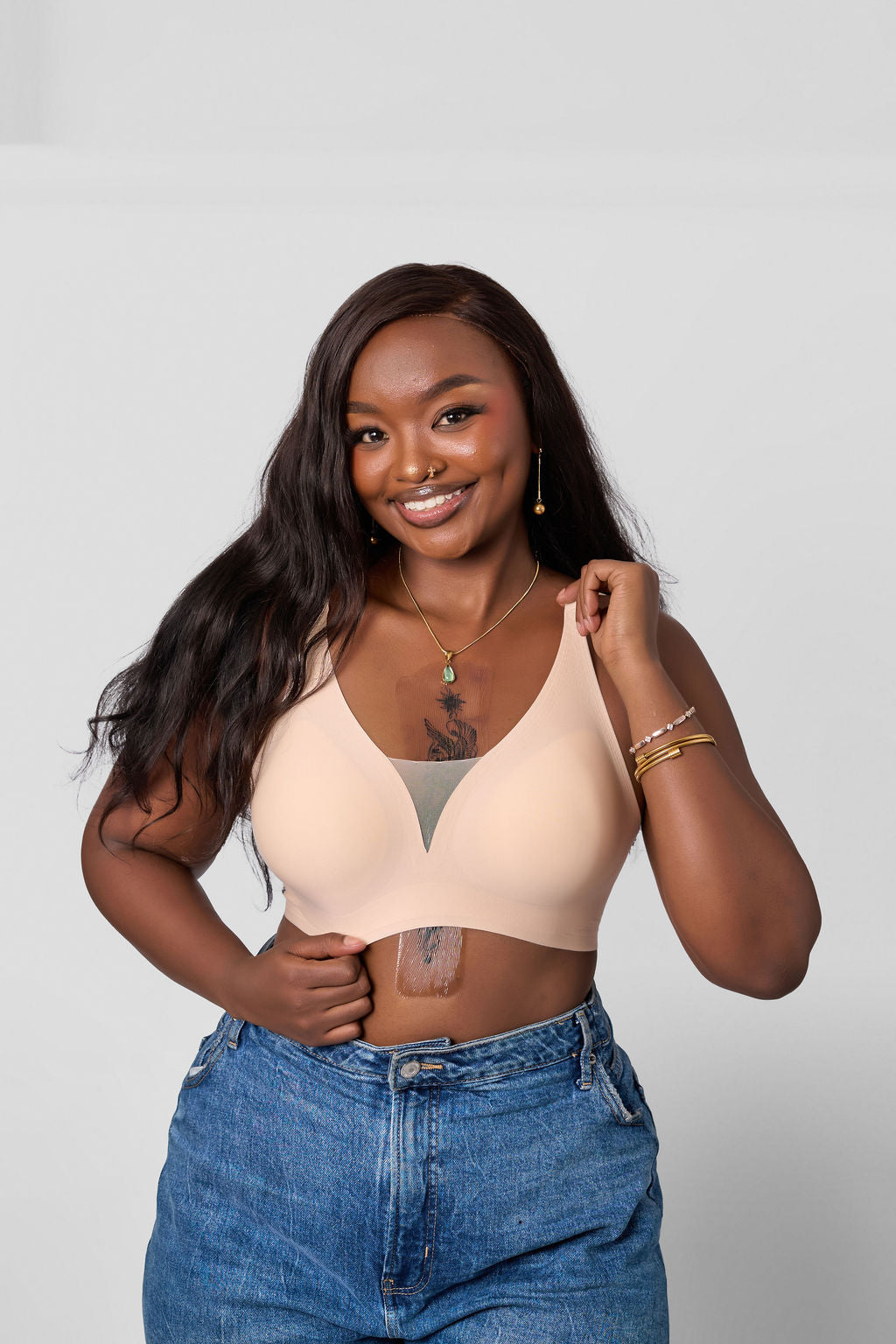 Vicky wireless push-up bra