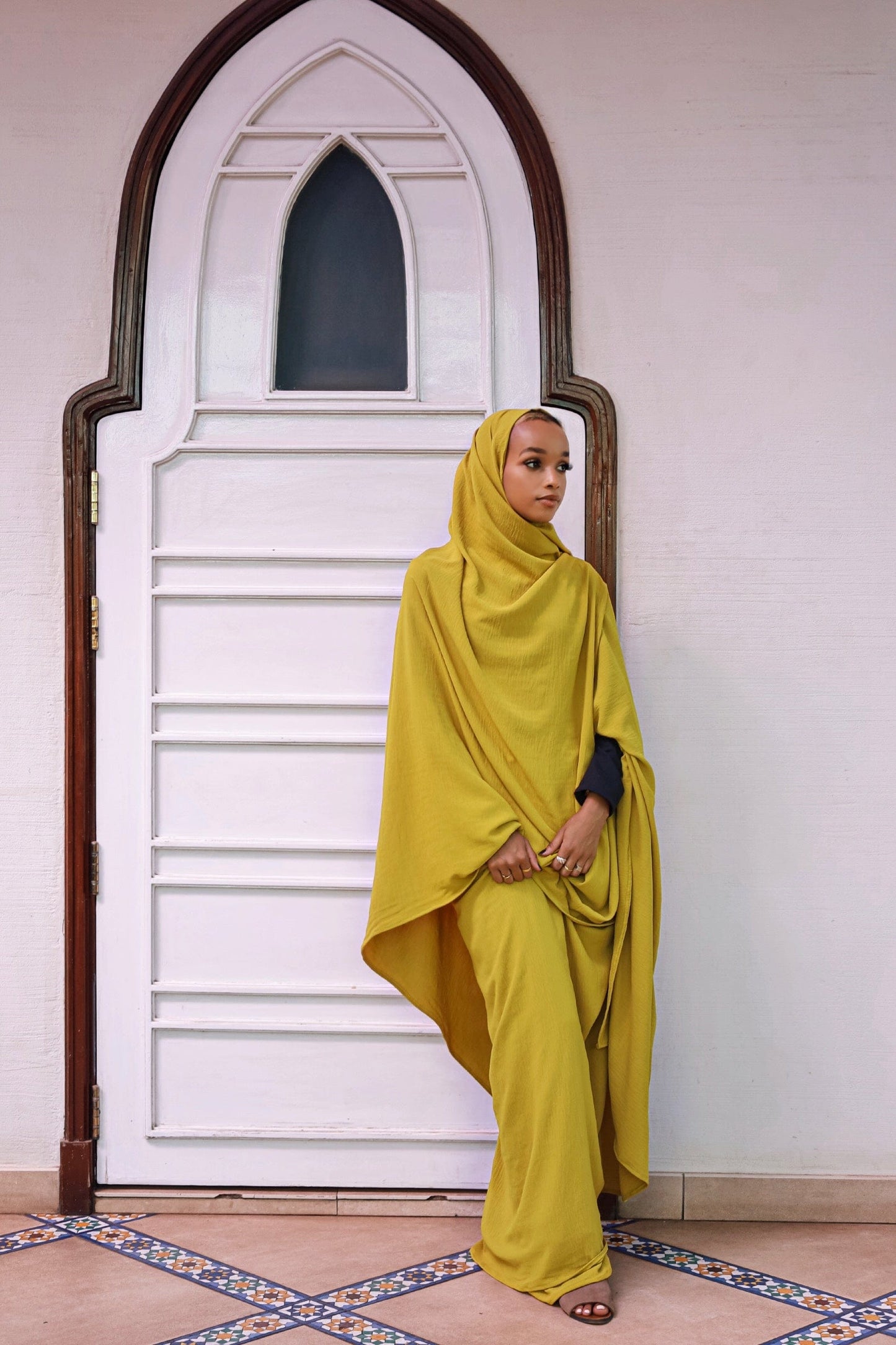 Mustard prayer gown