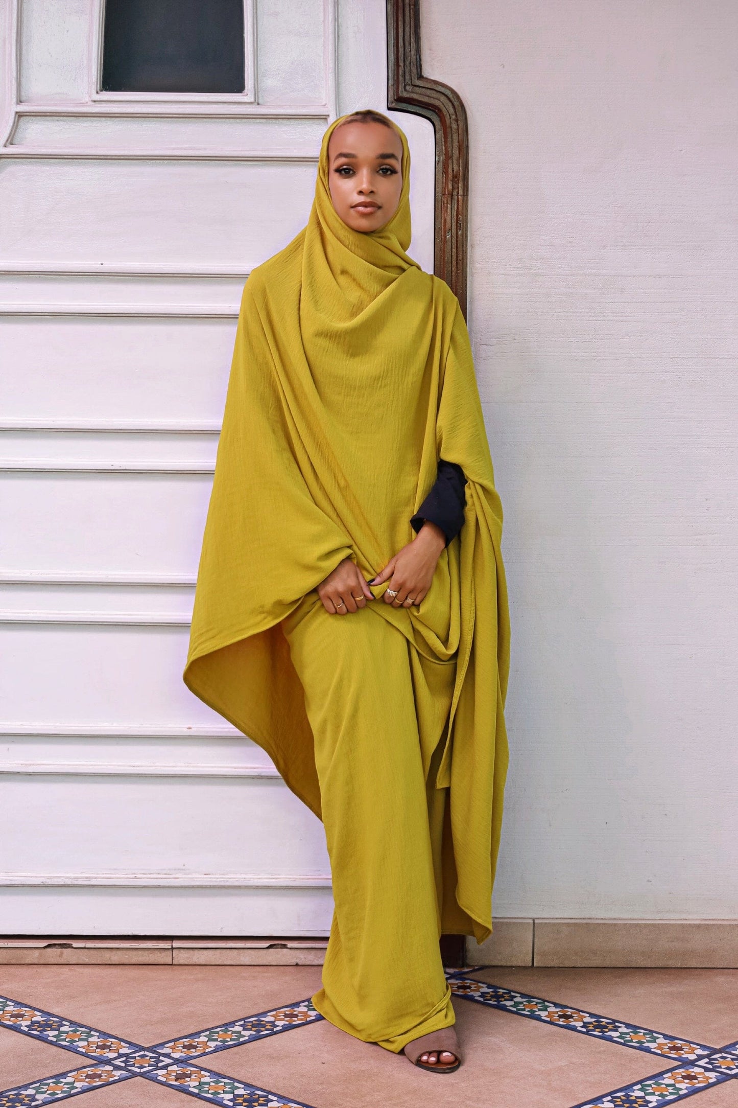 Mustard prayer gown