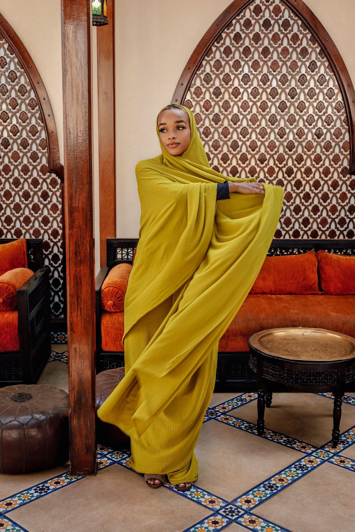Mustard prayer gown