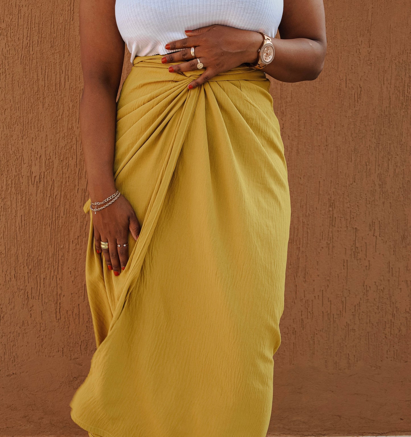 Safi wrap skirt