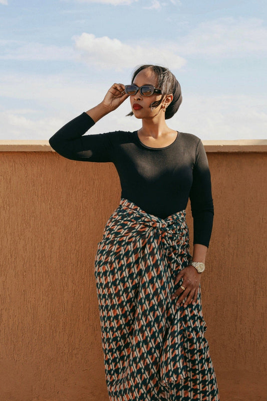 Safi wrap skirt