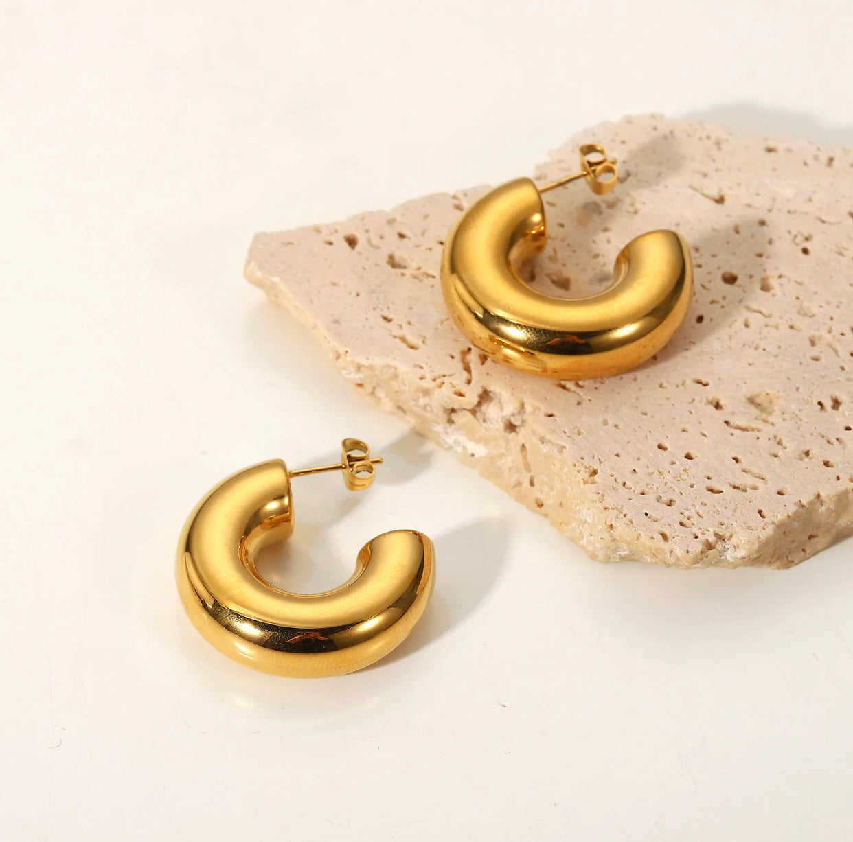 Jasmine hoop earrings