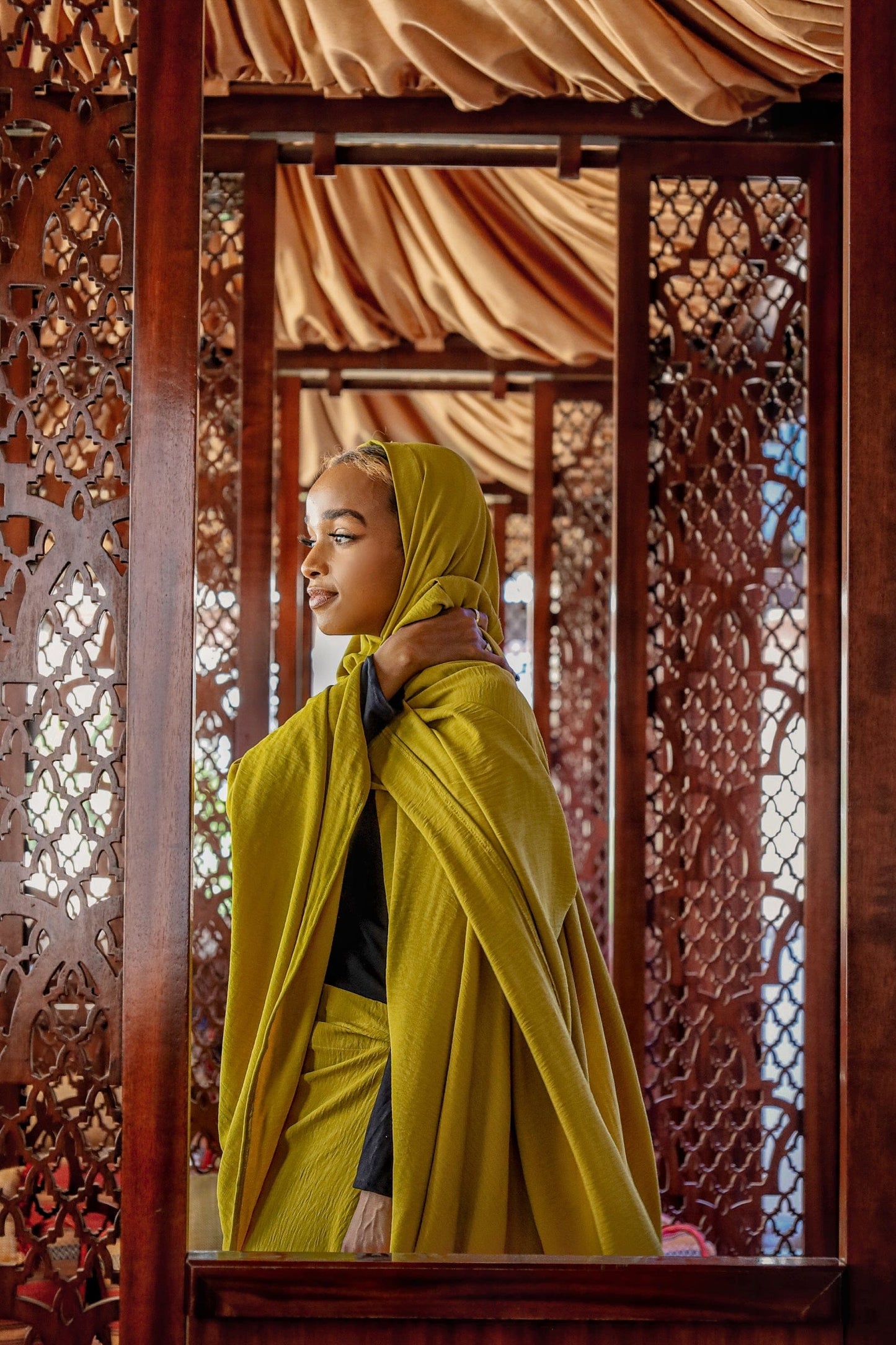 Mustard prayer gown